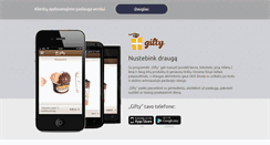 Desktop Screenshot of gifty.lt