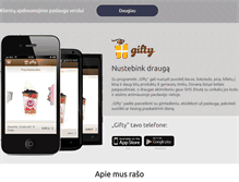 Tablet Screenshot of gifty.lt